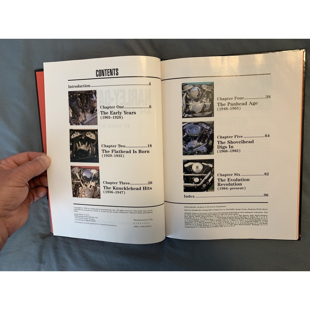 Harley-Davidson/ An American Classic by Doug Mitchel/ Hard Cover Book 1996 - Picture 4 of 4